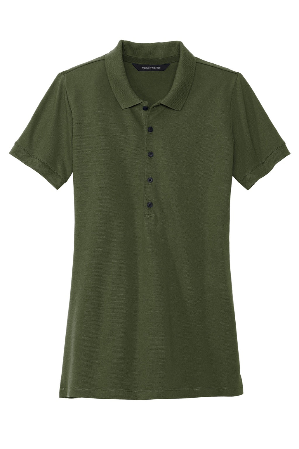 Mercer+Mettle MM1001 Moisture Wicking Short Sleeve Polo Shirt Townsend Green Flat Front
