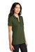 Mercer+Mettle MM1001 Womens Moisture Wicking Short Sleeve Polo Shirt Townsend Green Model 3Q