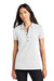 Mercer+Mettle MM1001 Womens Moisture Wicking Short Sleeve Polo Shirt White Model Front