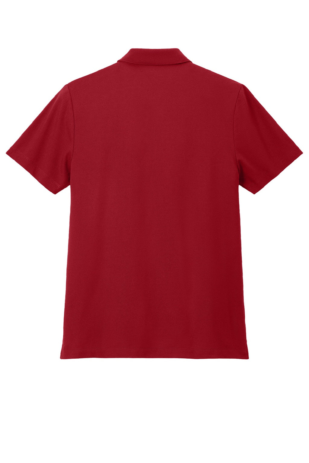 Mercer+Mettle MM1004 Moisture Wicking Short Sleeve Polo Shirt Apple Red Flat Back