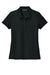 Mercer+Mettle MM1005 Moisture Wicking Short Sleeve Polo Shirt Deep Black Flat Front