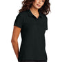 Mercer+Mettle Womens Moisture Wicking Short Sleeve Polo Shirt - Deep Black