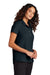 Mercer+Mettle MM1005 Womens Moisture Wicking Short Sleeve Polo Shirt Night Navy Blue Model Side