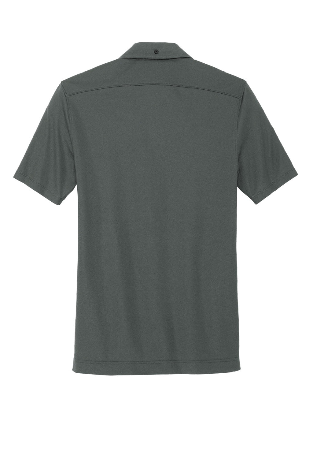 Mercer+Mettle MM1006 Moisture Wicking Short Sleeve Button Down Shirt Anchor Grey Flat Back