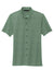 Mercer+Mettle MM1006 Moisture Wicking Short Sleeve Button Down Shirt Heather Sage Green Flat Front