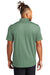 Mercer+Mettle MM1006 Mens Moisture Wicking Short Sleeve Button Down Shirt Heather Sage Green Model Back