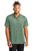 Mercer+Mettle MM1006 Mens Moisture Wicking Short Sleeve Button Down Shirt Heather Sage Green Model Front