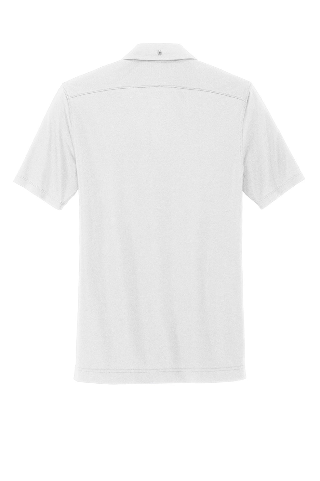 Mercer+Mettle MM1006 Moisture Wicking Short Sleeve Button Down Shirt White Flat Back