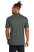 Mercer+Mettle MM1008 Mens Moisture Wicking Short Sleeve Henley T-Shirt Anchor Grey Model Back
