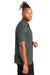 Mercer+Mettle MM1008 Mens Moisture Wicking Short Sleeve Henley T-Shirt Anchor Grey Model Side