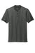Mercer+Mettle MM1008 Moisture Wicking Short Sleeve Henley T-Shirt Heather Anchor Grey Flat Front