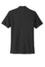 Mercer+Mettle MM1008 Moisture Wicking Short Sleeve Henley T-Shirt Deep Black Flat Back