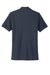 Mercer+Mettle MM1008 Moisture Wicking Short Sleeve Henley T-Shirt Night Navy Blue Flat Back