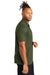 Mercer+Mettle MM1008 Mens Moisture Wicking Short Sleeve Henley T-Shirt Townsend Green Model Side