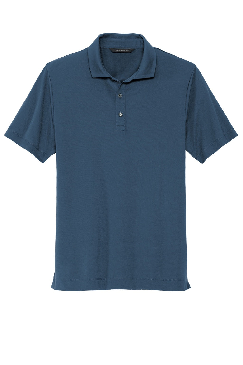 Mercer+Mettle MM1014 Moisture Wicking Short Sleeve Polo Shirt Insignia Blue Flat Front