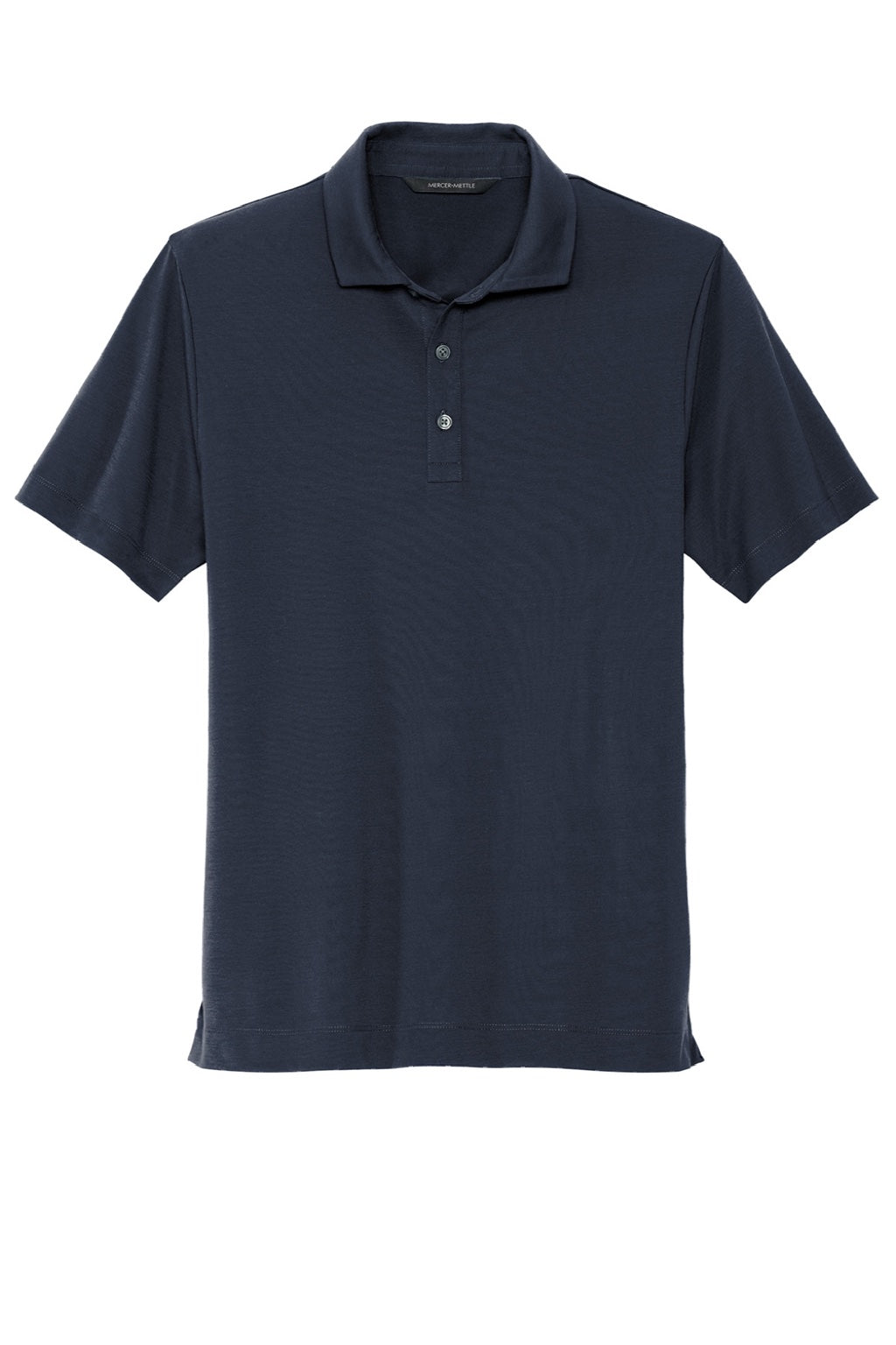 Mercer+Mettle MM1014 Moisture Wicking Short Sleeve Polo Shirt Night Navy Blue Flat Front