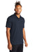 Mercer+Mettle MM1014 Mens Moisture Wicking Short Sleeve Polo Shirt Night Navy Blue Model 3Q