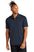 Mercer+Mettle MM1014 Mens Moisture Wicking Short Sleeve Polo Shirt Night Navy Blue Model Front