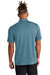 Mercer+Mettle MM1014 Mens Moisture Wicking Short Sleeve Polo Shirt Parisian Blue Model Back