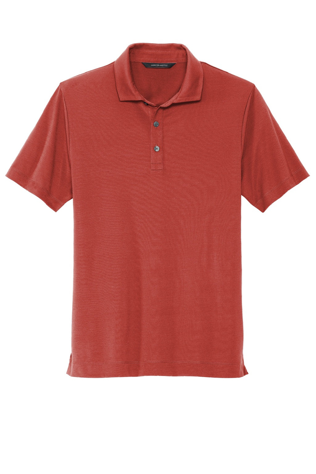 Mercer+Mettle MM1014 Moisture Wicking Short Sleeve Polo Shirt Terracotta Flat Front