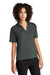 Mercer+Mettle MM1015 Womens Moisture Wicking Short Sleeve Polo Shirt Anchor Grey Model 3Q
