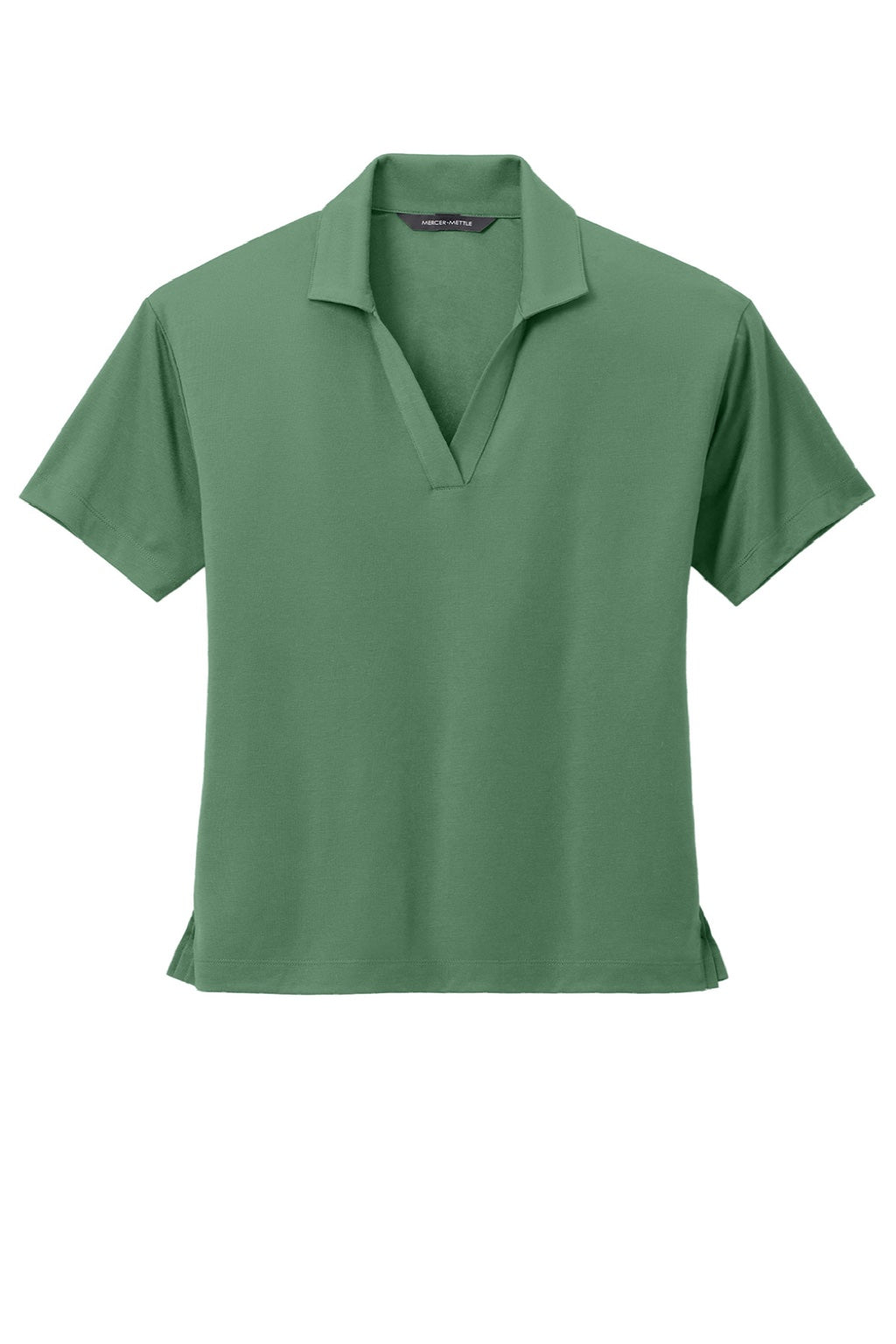 Mercer+Mettle MM1015 Moisture Wicking Short Sleeve Polo Shirt Sage Green Flat Front