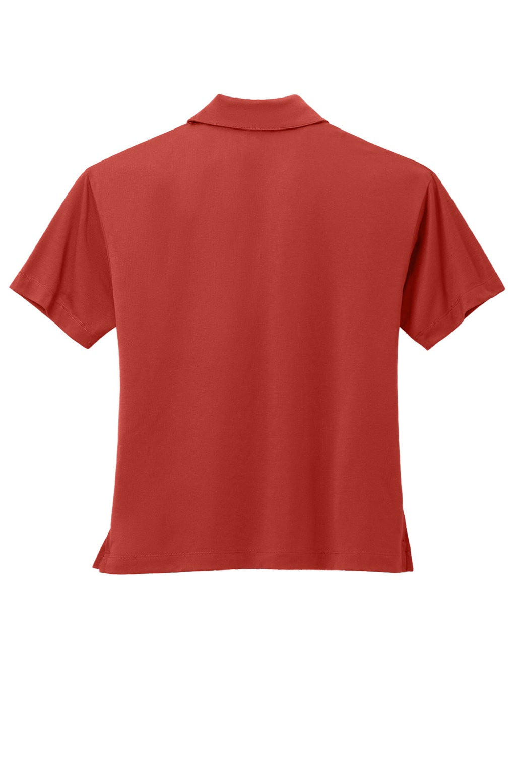 Mercer+Mettle MM1015 Moisture Wicking Short Sleeve Polo Shirt Terracotta Red Flat Back