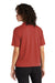 Mercer+Mettle MM1015 Womens Moisture Wicking Short Sleeve Polo Shirt Terracotta Red Model Back