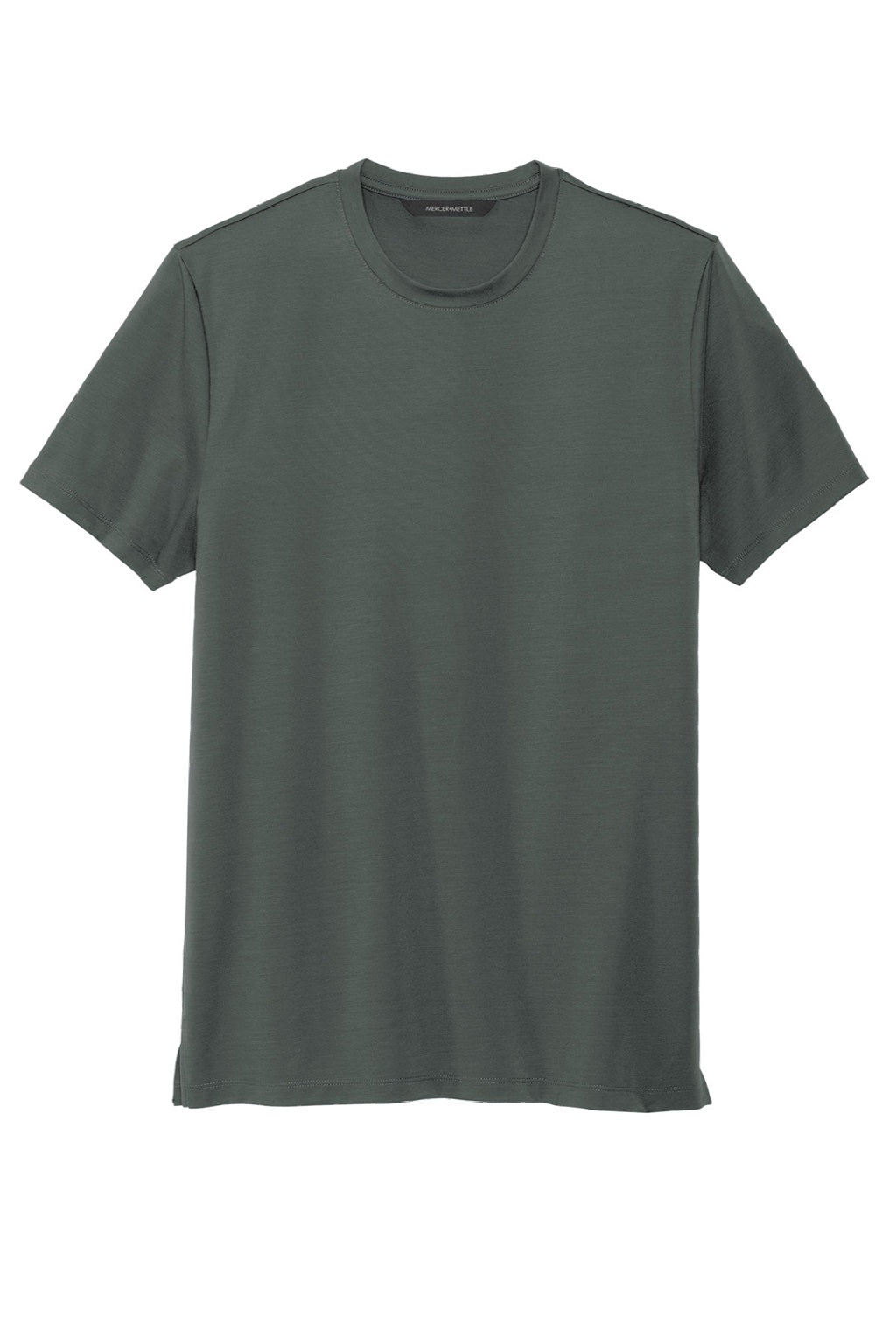 Mercer+Mettle MM1016 Moisture Wicking Short Sleeve Crewneck T-Shirt Anchor Grey Flat Front
