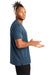 Mercer+Mettle MM1016 Mens Moisture Wicking Short Sleeve Crewneck T-Shirt Insignia Blue Model Side