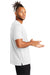 Mercer+Mettle MM1016 Mens Moisture Wicking Short Sleeve Crewneck T-Shirt White Model Side