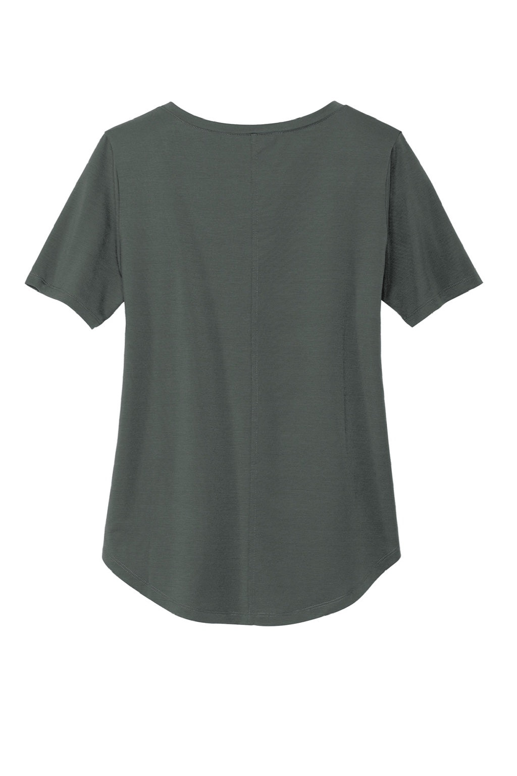 Mercer+Mettle MM1017 Moisture Wicking Short Sleeve Scoop Neck T-Shirt Anchor Grey Flat Back