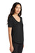 Mercer+Mettle MM1017 Womens Moisture Wicking Short Sleeve Scoop Neck T-Shirt Deep Black Model 3Q
