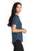 Mercer+Mettle MM1017 Womens Moisture Wicking Short Sleeve Scoop Neck T-Shirt Insignia Blue Model Side