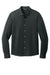 Mercer+Mettle MM1018 Mens Moisture Wicking Long Sleeve Button Down Shirt Anchor Grey Flat Front