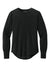 Mercer+Mettle MM1019 Womens Moisture Wicking Stretch Jersey Long Sleeve Blouson Top Deep Black Flat Front