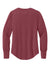 Mercer+Mettle MM1019 Womens Moisture Wicking Stretch Jersey Long Sleeve Blouson Top Rosewood Red Flat Back