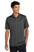 Mercer+Mettle MM1020 Mens Recharge Moisture Wicking Short Sleeve Polo Shirt Heather Anchor Grey Model Front