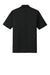 Mercer+Mettle MM1020 Mens Recharge Moisture Wicking Short Sleeve Polo Shirt Deep Black Flat Back