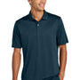 Mercer+Mettle Mens Recharge Moisture Wicking Short Sleeve Polo Shirt - Heather Insignia Blue