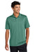 Mercer+Mettle MM1020 Mens Recharge Moisture Wicking Short Sleeve Polo Shirt Heather Sage Green Model Front