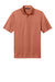 Mercer+Mettle MM1020 Mens Recharge Moisture Wicking Short Sleeve Polo Shirt Heather Sienna Flat Front
