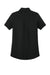 Mercer+Mettle MM1021 Womens Recharge Moisture Wicking Short Sleeve Polo Shirt Deep Black Flat Back