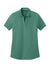 Mercer+Mettle MM1021 Womens Recharge Moisture Wicking Short Sleeve Polo Shirt Heather Sage Green Flat Front