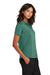 Mercer+Mettle MM1021 Womens Recharge Moisture Wicking Short Sleeve Polo Shirt Heather Sage Green Model Side