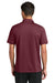 Mercer+Mettle MM1030 Mens Everyday Performance Short Sleeve Polo Shirt Burgundy Model Back