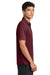 Mercer+Mettle MM1030 Mens Everyday Performance Short Sleeve Polo Shirt Burgundy Model Side