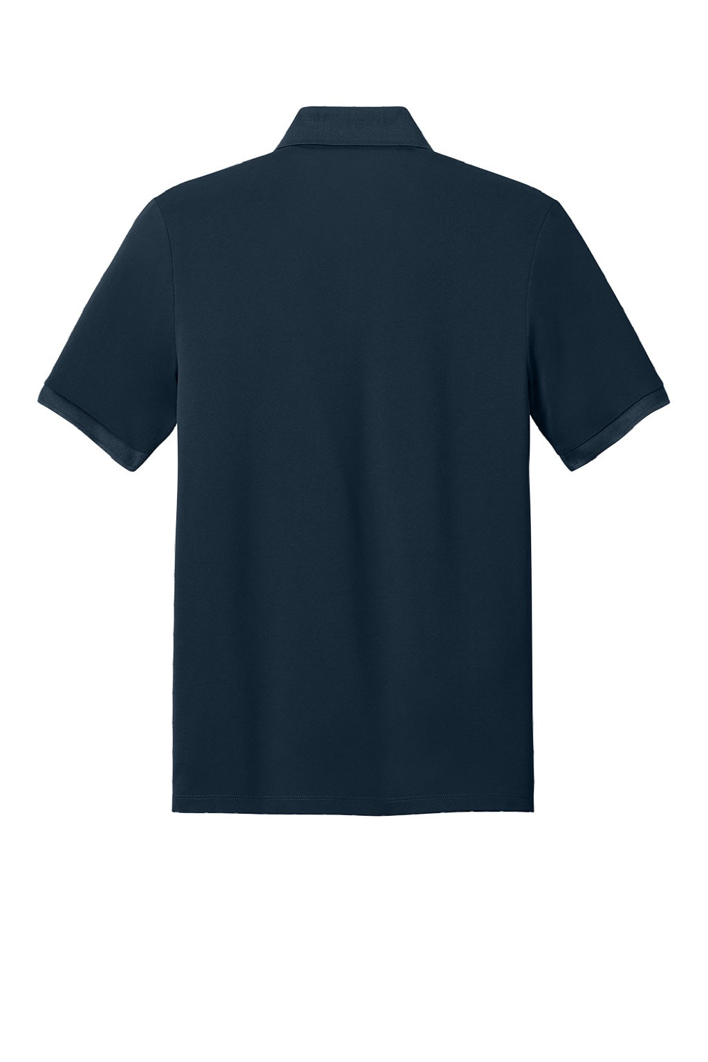 Mercer+Mettle MM1030 Mens Everyday Performance Short Sleeve Polo Shirt Night Navy Blue Flat Back
