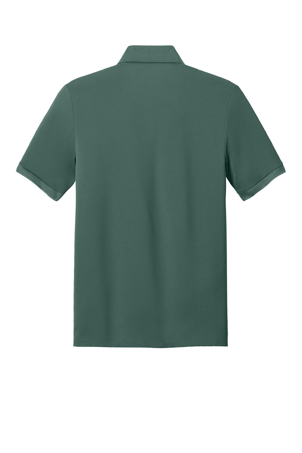 Mercer+Mettle MM1030 Mens Everyday Performance Short Sleeve Polo Shirt Silver Pine Green Flat Back