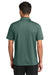 Mercer+Mettle MM1030 Mens Everyday Performance Short Sleeve Polo Shirt Silver Pine Green Model Back
